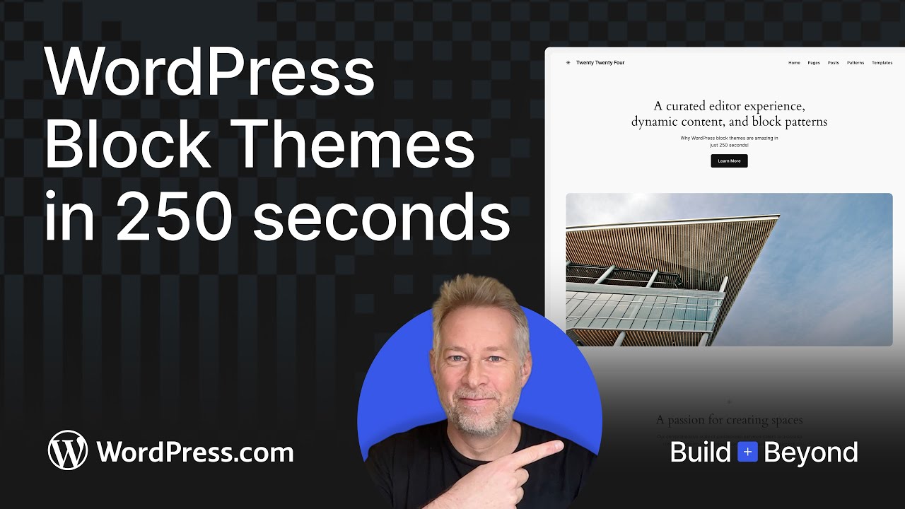 WordPress Block Themes Explained in 250 Seconds