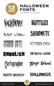 “Unlock Spooktacular Creativity: 12 Enchanting Free Halloween Fonts That Will Haunt Your Designs!”