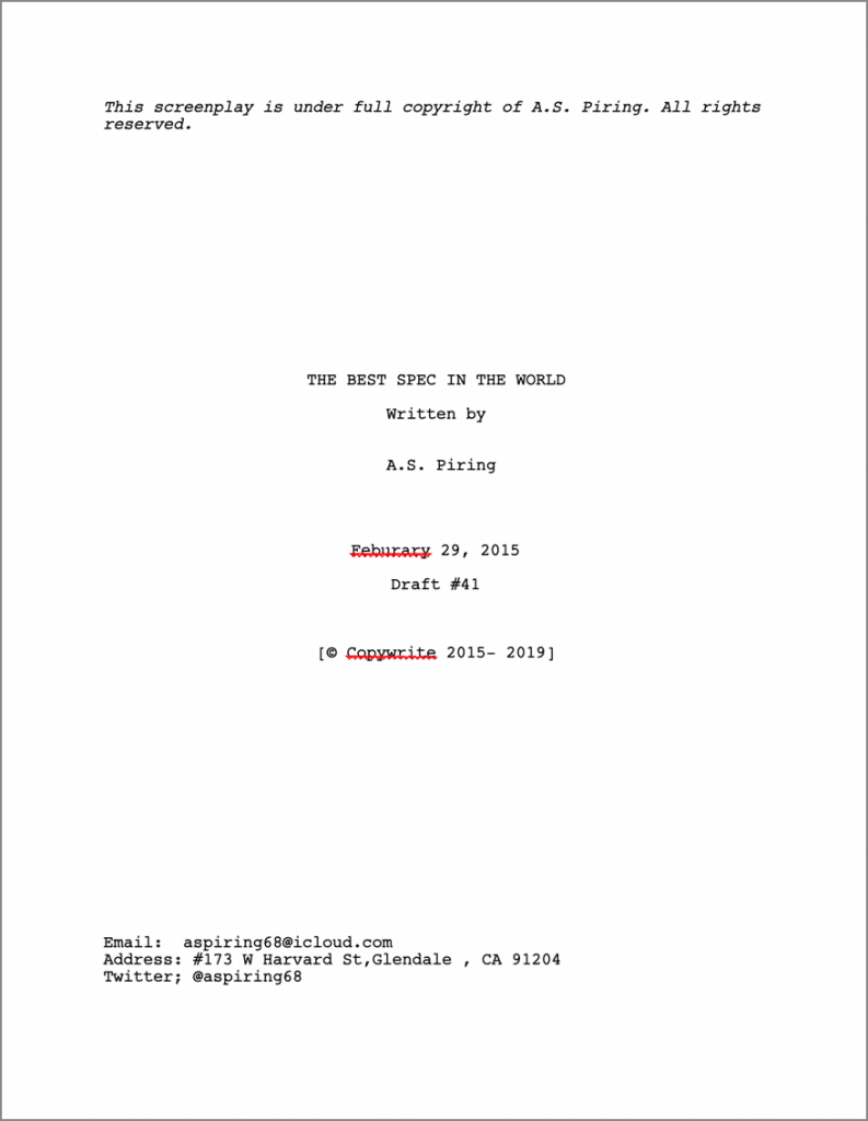 "Unlock the Secrets to Crafting the Perfect Screenplay Title Page in Just 3 Simple Steps!"